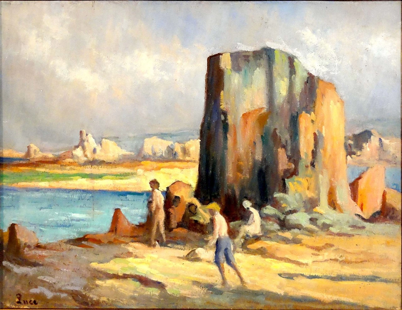 Kermouster, la spiaggia, 1914 - Museo Hôtel, Dieu, Mantes, la, Jolie
